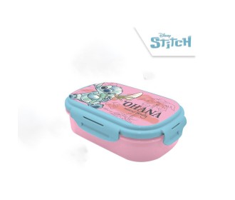 Φαγητοδοχείο Stitch με μαχαιροπίρουνα 21x14x6εκ.