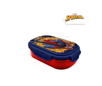 Φαγητοδοχείο Spiderman με μαχαιροπίρουνα 22x16x7εκ.
