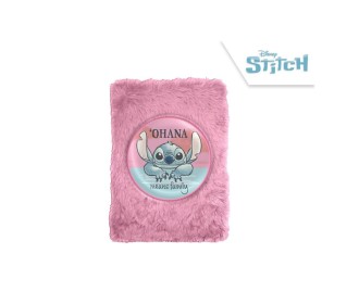 Σημειωματάριο με βελούδινο εξώφυλλο Stitch Y21χ15x2,5εκ. Σημειωματάριο με βελούδινο εξώφυλλο Stitch Y21χ15x2,5εκ.