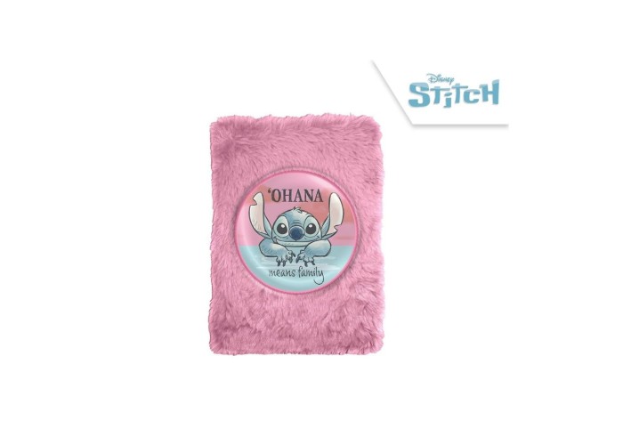 Σημειωματάριο με βελούδινο εξώφυλλο Stitch Y21χ15x2,5εκ. Σημειωματάριο με βελούδινο εξώφυλλο Stitch Y21χ15x2,5εκ.