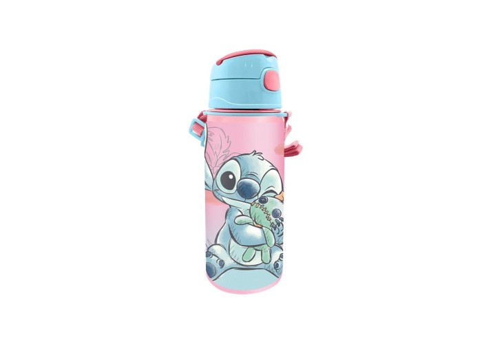 Παγούρι αλουμινίου Stitch με λουράκι 600ml