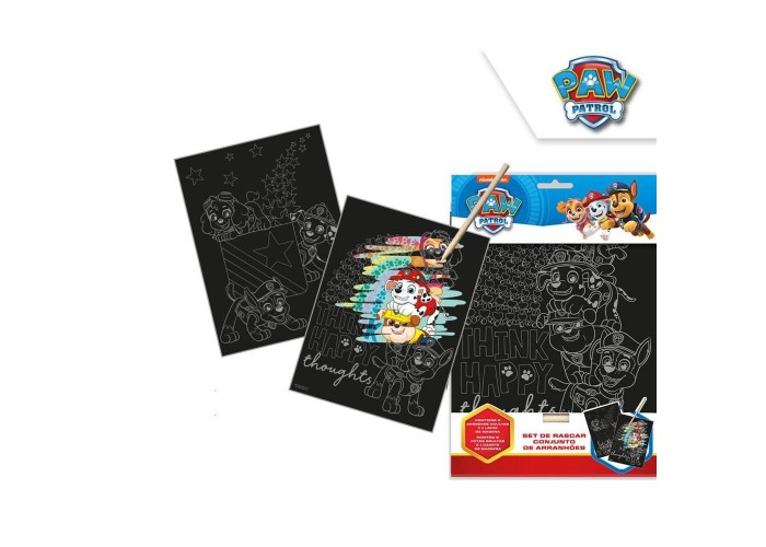 Σετ scratch art Paw Patrol Y28χ20εκ. Σετ scratch art Paw Patrol Y28χ20εκ.