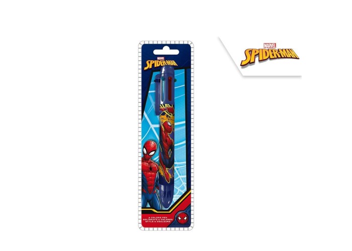 Στυλό με 6 χρώματα Spiderman Στυλό με 6 χρώματα Spiderman