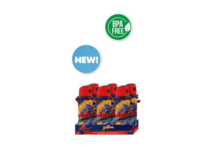 Παιδικό Παγούρι Spiderman αλουμινίου 600ml. Παιδικό Παγούρι Spiderman αλουμινίου 600ml.