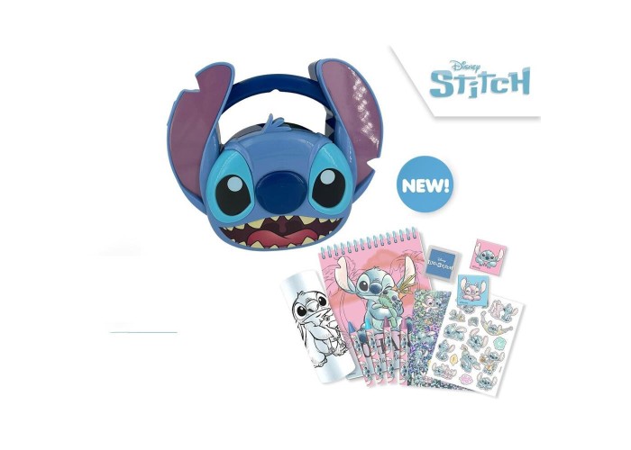 Σετ γραφικής ύλης Stitch σε κασετίνα 3D