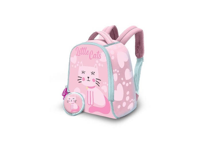Σακίδιο πλάτης παιδικό Neoprene Little cats Υ25x19x12εκ. Σακίδιο πλάτης παιδικό Neoprene Little cats Υ25x19x12εκ.