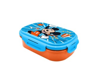 Φαγητοδοχείο Mickey με μαχαιροπίρουνα 21x14x6εκ. Φαγητοδοχείο Mickey με μαχαιροπίρουνα 21x14x6εκ.