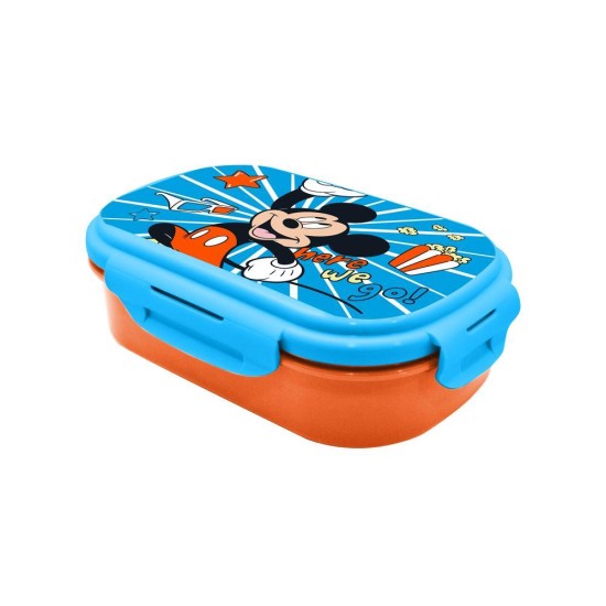 Φαγητοδοχείο Mickey με μαχαιροπίρουνα 21x14x6εκ. Φαγητοδοχείο Mickey με μαχαιροπίρουνα 21x14x6εκ.