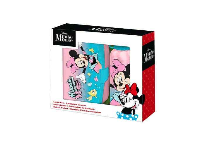 Σετ φαγητοδοχείο - παγούρι 500ml Minnie 17,5x12,5xY6εκ. Σετ φαγητοδοχείο - παγούρι 500ml Minnie 17,5x12,5xY6εκ.