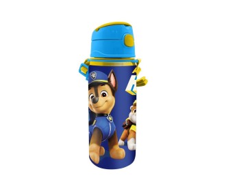 Παγούρι αλουμινίου Paw Patrol 600ml με λουράκι Παγούρι αλουμινίου Paw Patrol 600ml με λουράκι