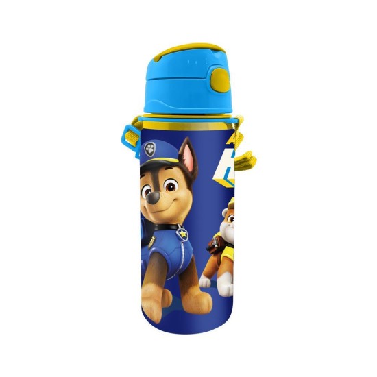 Παγούρι αλουμινίου Paw Patrol 600ml με λουράκι Παγούρι αλουμινίου Paw Patrol 600ml με λουράκι