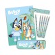 Σετ ζωγραφικής 12 τεμαχίων Bluey σε τσάντα δώρου 30x22,5x2εκ.