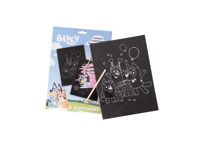 Σετ scratch art Bluey Α5 Σετ scratch art Bluey Α5