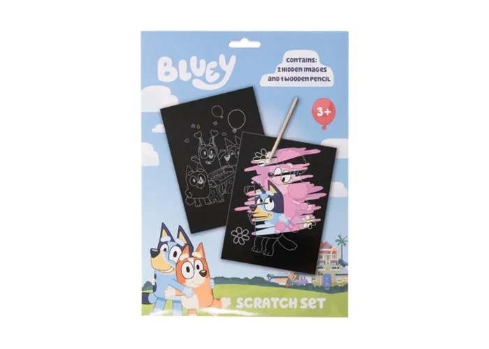 Σετ scratch art Bluey Α5