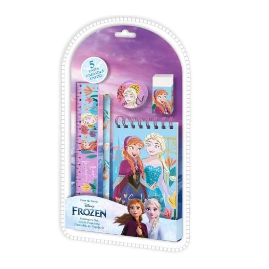 Σχολικό σετ 5 τεμαχίων Frozen 26x15εκ. Σχολικό σετ 5 τεμαχίων Frozen 26x15εκ.