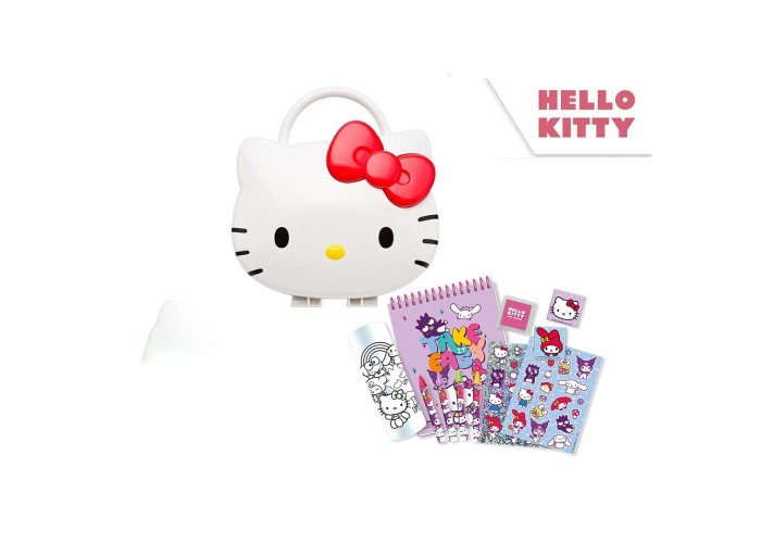 Σετ γραφικής ύλης Hello Kitty σε κασετίνα 3D Σετ γραφικής ύλης Hello Kitty σε κασετίνα 3D