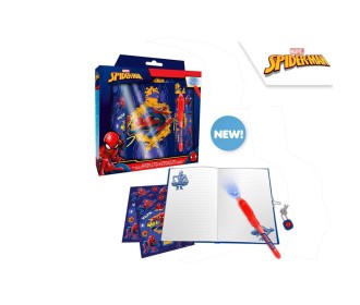 Σετ ημερολόγιο με μαγικό στυλό Spiderman Y23,5x22x5εκ. Σετ ημερολόγιο με μαγικό στυλό Spiderman Y23,5x22x5εκ.