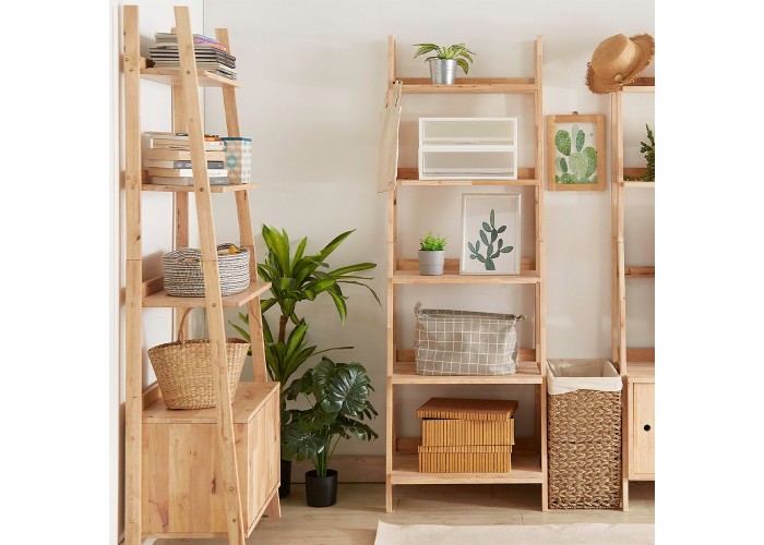 Ραφιέρα Nextdeco Natural μασίφ ξύλο Y180x60x45εκ. Ραφιέρα Nextdeco Natural μασίφ ξύλο Y180x60x45εκ.