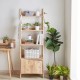 Ραφιέρα με ντουλάπι Nextdeco Natural μασίφ ξύλο Y180x60x38εκ. Ραφιέρα με ντουλάπι Nextdeco Natural μασίφ ξύλο Y180x60x38εκ.