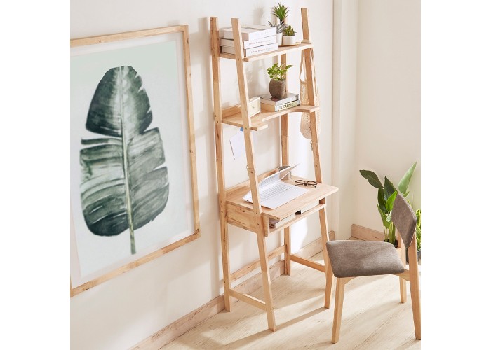 Γραφείο Ραφιέρα Nextdeco Natural μασίφ ξύλο Y180x60,1x40,5εκ. Γραφείο Ραφιέρα Nextdeco Natural μασίφ ξύλο Y180x60,1x40,5εκ.