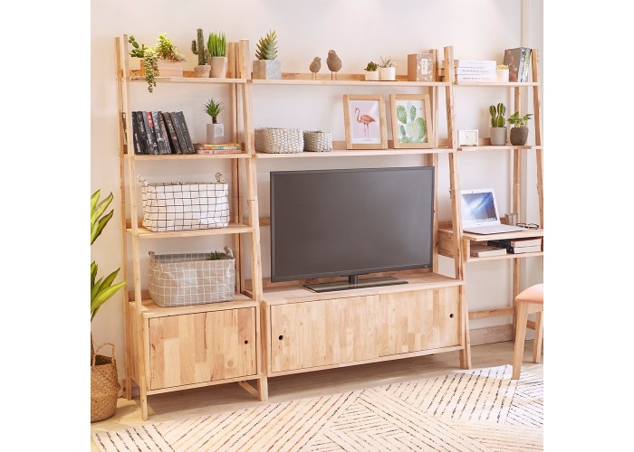 Γραφείο Ραφιέρα Nextdeco Natural μασίφ ξύλο Y180x60,1x40,5εκ. Γραφείο Ραφιέρα Nextdeco Natural μασίφ ξύλο Y180x60,1x40,5εκ.