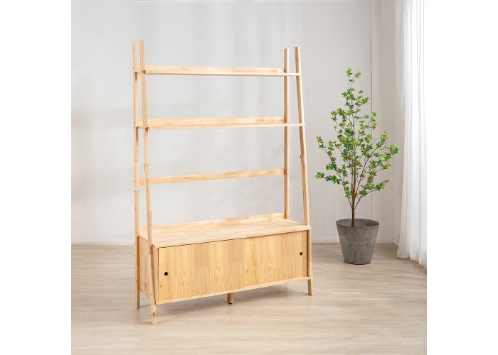 Ραφιέρα επιπλο TV Nextdeco Natural μασίφ ξύλο Υ180x120x37,5εκ. Ραφιέρα επιπλο TV Nextdeco Natural μασίφ ξύλο Υ180x120x37,5εκ.