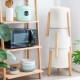 Σκαμπό Nextdeco Natural λευκό Υ46,5x38x37,5εκ.