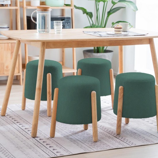 Σκαμπό Nextdeco Natural πράσινο Υ46,5x38x37,5εκ. Σκαμπό Nextdeco Natural πράσινο Υ46,5x38x37,5εκ.