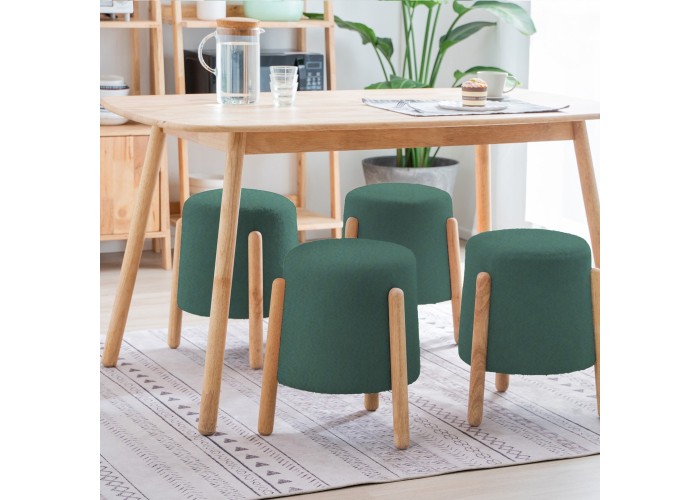 Σκαμπό Nextdeco Natural πράσινο Υ46,5x38x37,5εκ. Σκαμπό Nextdeco Natural πράσινο Υ46,5x38x37,5εκ.