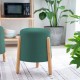 Σκαμπό Nextdeco Natural πράσινο Υ46,5x38x37,5εκ.