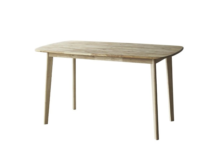 Τραπέζι Nextdeco Natural μασίφ ξύλο Υ75x135x80εκ.