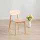 Καρέκλα Nextdeco Natural μασίφ ξύλο Y75,5x44x54εκ.
