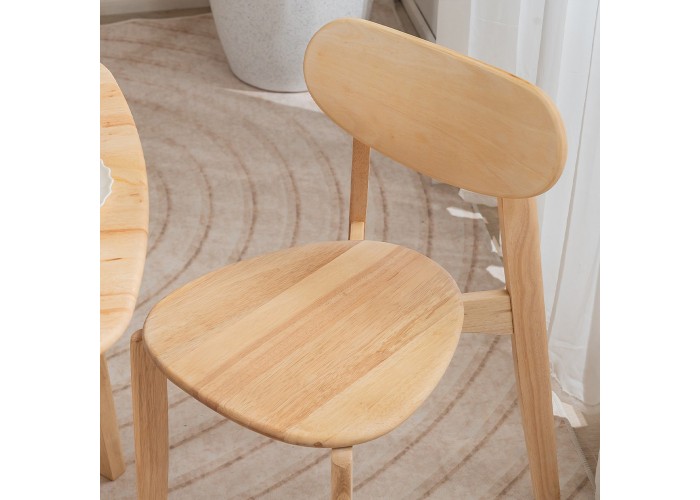 Καρέκλα Nextdeco Natural μασίφ ξύλο Y75,5x44x54εκ. Καρέκλα Nextdeco Natural μασίφ ξύλο Y75,5x44x54εκ.