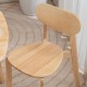 Καρέκλα Nextdeco Natural μασίφ ξύλο Y75,5x44x54εκ.