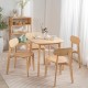 Καρέκλα Nextdeco Natural μασίφ ξύλο Y75,5x44x54εκ.