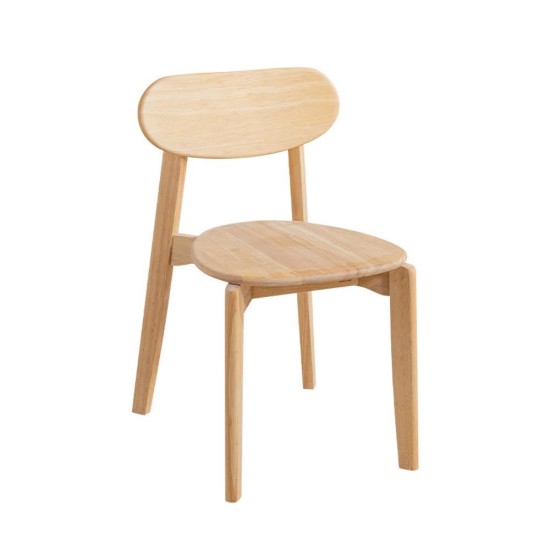 Καρέκλα Nextdeco Natural μασίφ ξύλο Y75,5x44x54εκ.