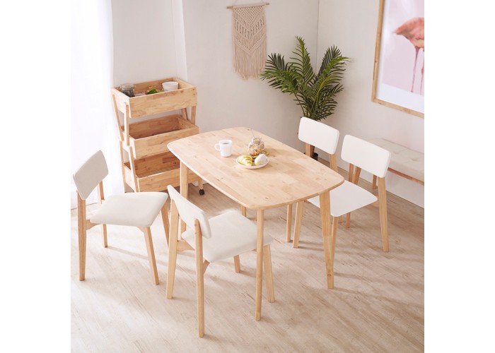 Καρέκλα τραπεζαρίας Nextdeco Natural λευκή Y77x44x52εκ. Καρέκλα τραπεζαρίας Nextdeco Natural λευκή Y77x44x52εκ.