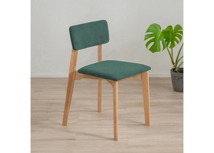 Καρέκλα τραπεζαρίαςNextdeco Natural μασίφ ξύλο πράσινη Y77x44x52εκ. Καρέκλα τραπεζαρίαςNextdeco Natural μασίφ ξύλο πράσινη Y77x44x52εκ.