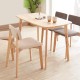 Καρέκλα τραπεζαρίας Nextdeco Natural μασίφ ξύλο γκρι Y77x44x52εκ.