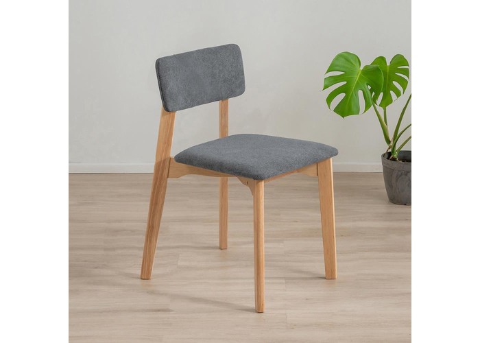Καρέκλα τραπεζαρίας Nextdeco Natural μασίφ ξύλο γκρι Y77x44x52εκ. Καρέκλα τραπεζαρίας Nextdeco Natural μασίφ ξύλο γκρι Y77x44x52εκ.