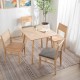 Τραπέζι Nextdeco Natural μασίφ ξύλο Υ75,5x80x80εκ. Τραπέζι Nextdeco Natural μασίφ ξύλο Υ75,5x80x80εκ.