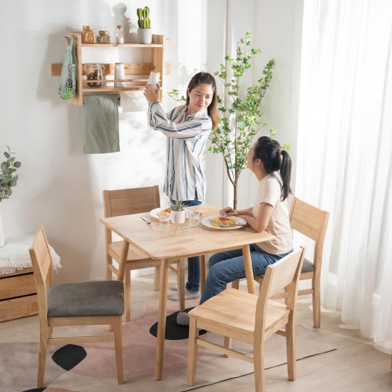 Τραπέζι Nextdeco Natural μασίφ ξύλο Υ75,5x80x80εκ. Τραπέζι Nextdeco Natural μασίφ ξύλο Υ75,5x80x80εκ.