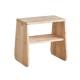 Έπιπλο πολλαπλών χρήσεων Nextdeco Natural μασίφ ξύλο 43,5x45x33εκ.