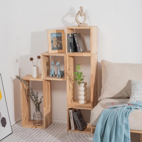 Ορθογώνια ράφια Nextdeco Natural μασίφ ξύλο σετ 2 τεμαχίων 60x30x24εκ. Ορθογώνια ράφια Nextdeco Natural μασίφ ξύλο σετ 2 τεμαχίων 60x30x24εκ.