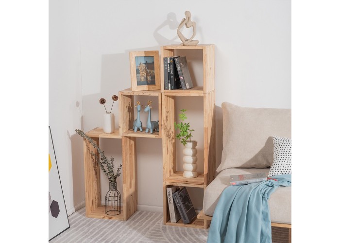 Ορθογώνια ράφια Nextdeco Natural μασίφ ξύλο σετ 2 τεμαχίων 60x30x24εκ. Ορθογώνια ράφια Nextdeco Natural μασίφ ξύλο σετ 2 τεμαχίων 60x30x24εκ.