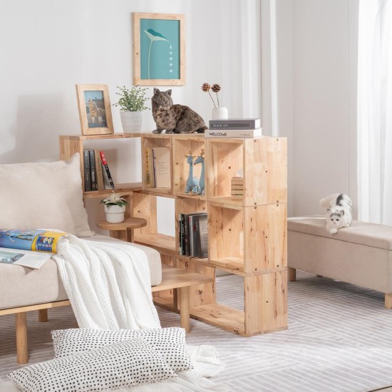 Ορθογώνια ράφια Nextdeco Natural μασίφ ξύλο σετ 2 τεμαχίων 60x30x24εκ. Ορθογώνια ράφια Nextdeco Natural μασίφ ξύλο σετ 2 τεμαχίων 60x30x24εκ.