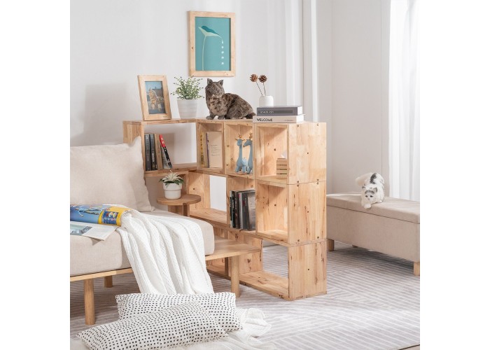 Ορθογώνια ράφια Nextdeco Natural μασίφ ξύλο σετ 2 τεμαχίων 60x30x24εκ. Ορθογώνια ράφια Nextdeco Natural μασίφ ξύλο σετ 2 τεμαχίων 60x30x24εκ.