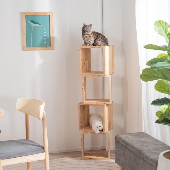 Τετράγωνα ράφια Nextdeco Natural μασίφ ξύλο σετ 3 τεμαχίων 30x30xΒ24εκ. Τετράγωνα ράφια Nextdeco Natural μασίφ ξύλο σετ 3 τεμαχίων 30x30xΒ24εκ.