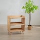 Ραφιέρα Nextdeco Natural μασίφ ξύλο Υ80x70x40εκ.