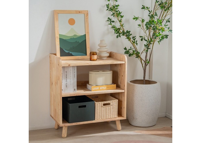 Ραφιέρα Nextdeco Natural μασίφ ξύλο Υ80x70x40εκ. Ραφιέρα Nextdeco Natural μασίφ ξύλο Υ80x70x40εκ.
